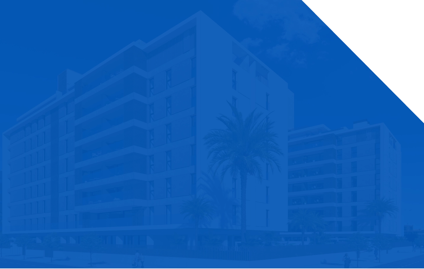 Fachada del edificio residencial Aire 42 en la Vega de Acá, Almería